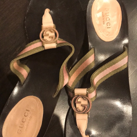 Gucci Heeled Thong Sandals TOM FORD Era